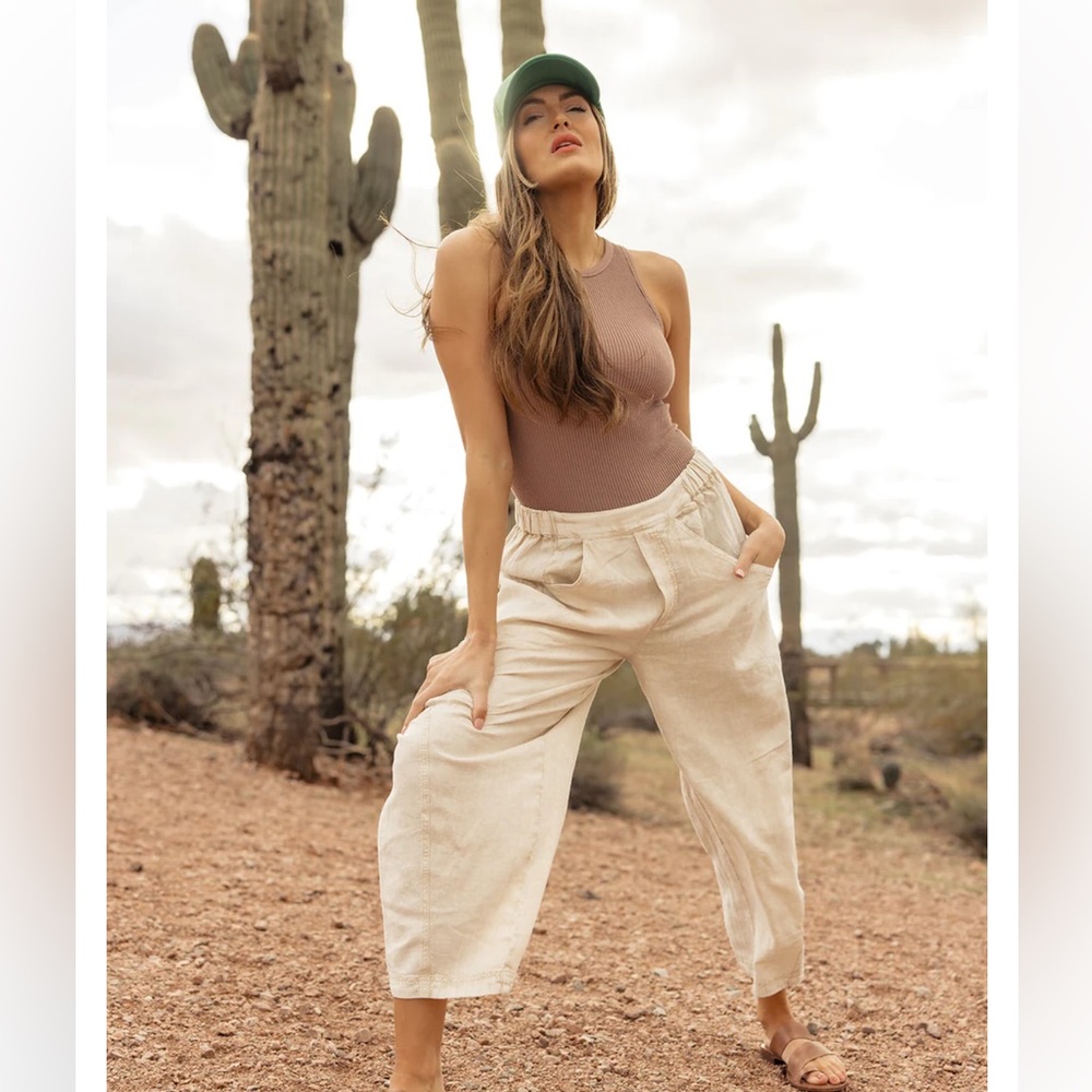Free People High Road Pull On Barrel pants